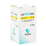 CEFTRIAXONA (VT) 1 GR X UN VIAL