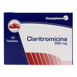 CLARITROMICINA (COAS) 500 MG X 10 TAB