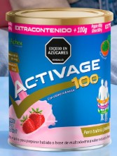 ACTIVAGE 100 (AIPHEX) SUPLEMENTO SABOR A FRESA X 500 GR