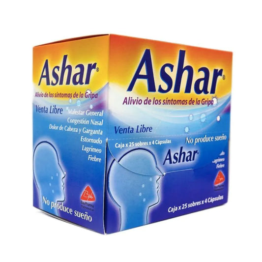 ASHAR GRIPA (MEM) CAJA X 100 CAPSULAS