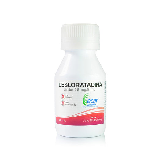 DESLORATADINA (ECAR) JBE X 60 ML SABOR UVA