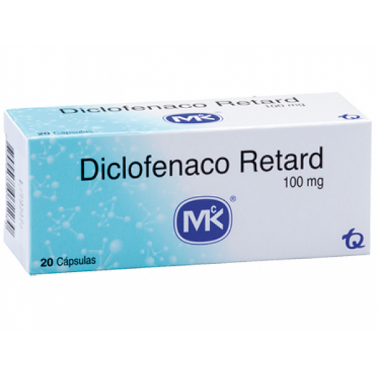 DICLOFENACO RETARD MK (TQ) 100 MG X 20 CAP