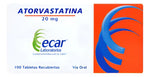 ATORVASTATINA (ECAR) 20 MG X 100 TAB