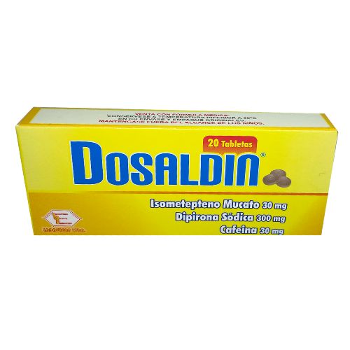 DOSALDIN (LABQ) ISOMETEP.+DIPIR.+CAF. X 20 TAB