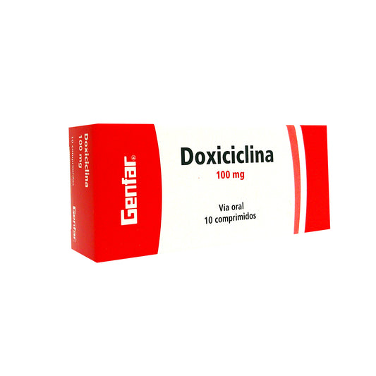 DOXICICLINA (GF) 100 MG X 10 TAB