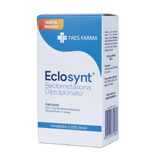 ECLOSYNT BUCAL MORADO (BCN) BECLOMETASONA  250 MG X 200 DOSIS