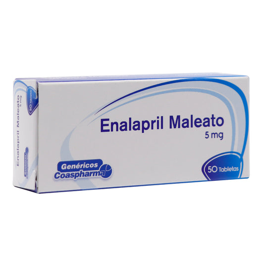 ENALAPRIL (COAS) 5 MG X 50 TABLETAS