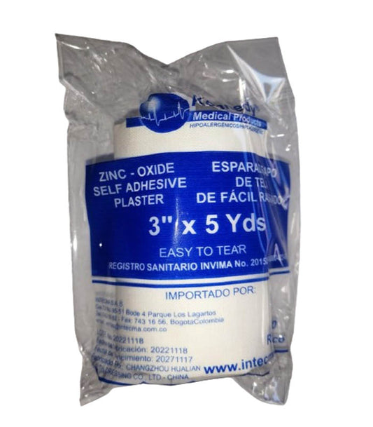 ESPARADRAPO TIPO TELA (KENNEDY) 3 X 5 YD X UNIDAD