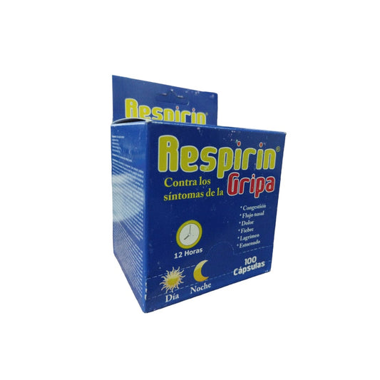 RESPIRIN ACET+CAF+FEN+CETI X 100 CAP
