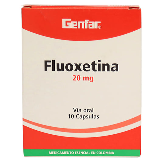 FLUOXETINA (GF) 20 MG X 10 CAPSULAS