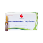 FUROSEMIDA 20MG/2ML (VT) X 100 AMPOLLAS