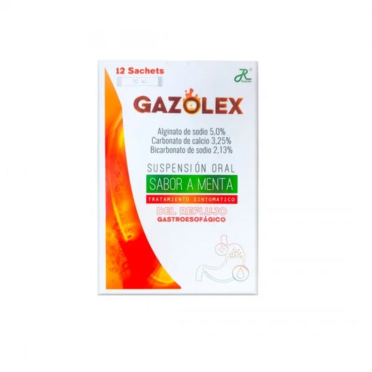 GAZOLEX - MENTA 5% -3.25% - 2.13% (RUECAM) X 12 SACHETS