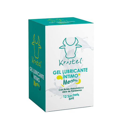 LUBRICANTE INTIMO (KRISTEL) MENTA X 12 SOBRE DE 5ML
