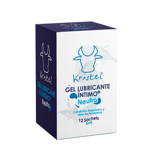 LUBRICANTE INTIMO (KRISTEL) NEUTRO X 12 SOBRE DE 5ML