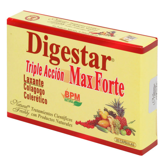 DIGESTAR MAX FORTE (FRESHLY) TRIPLE ACCIÓN X 20 CAP