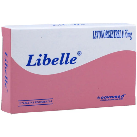 LIBELLE (NOVA) LEVONOGESTREL 0,75 X 2 TABLETAS