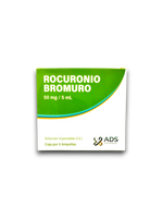BROMURO ROCURONIO 50 MG/5ML AMP CJ*5 ADS