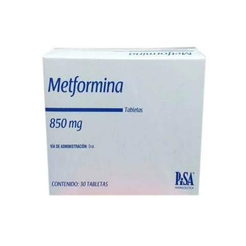 METFORMINA (PISA) 850MG X 30 TABLETAS