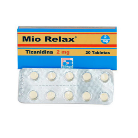 MIORELAX (LABQ) TIZANIDINA 2 MG X 20 TAB