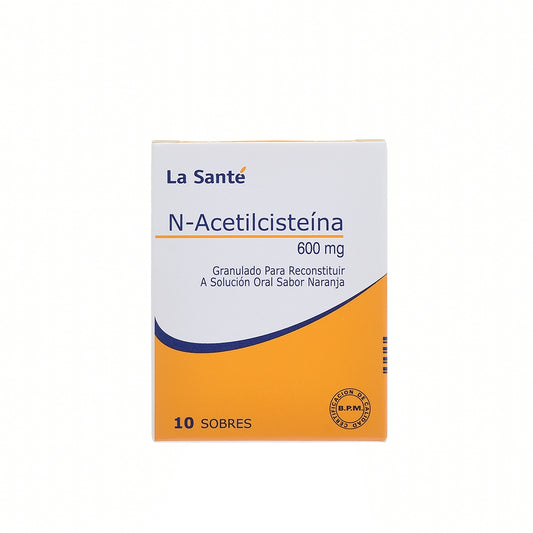 N-ACETILCISTEINA (LSAN) 600 MG X 10 SOBRES