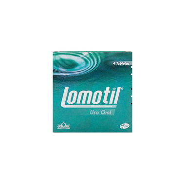 LOMOTIL (PFIZER) DIFENOXILATO 2,5 + ATROPINA 0,025 X 4 TAB