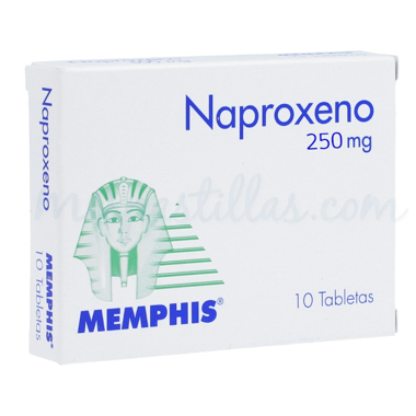 NAPROXENO (MEM) 250 MG X 10 CAP