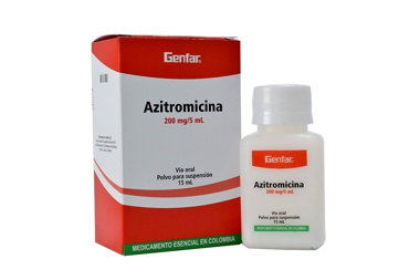 AZITROMICINA (GF) SUSP 200 MG/5ML X 15 ML