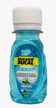 ENJUAGUE BUCAL (YOKY) SIN ALCOHOL/MENTA X 60 ML