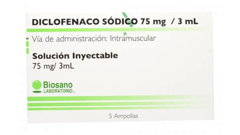 DICLOFENACO SODICO 75MG/3ML CJ*100 BIOSANO