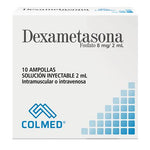 DEXAMETASONA (COLMED) 8MG/2ML X 10 AMPOLLAS