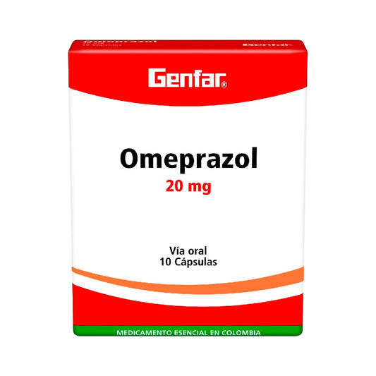 OMEPRAZOL 20 MG (GF) CAJA X 10 CAP