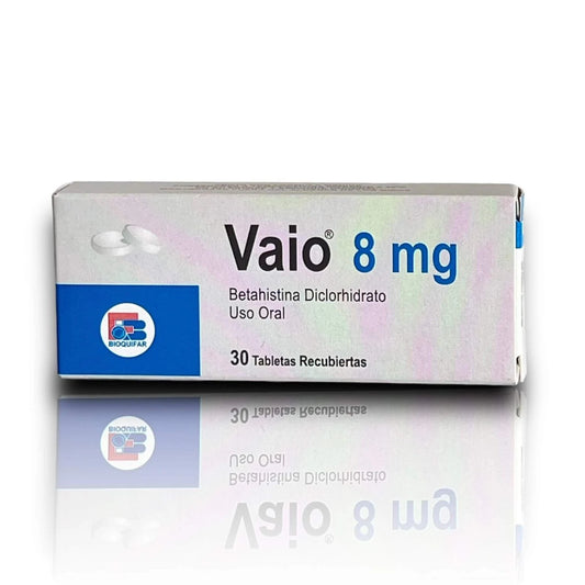 VAIO BETAHISTINA DICLORHIDRATO (LABQ) 8MG X 30 TAB