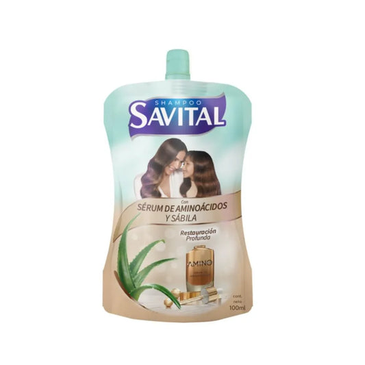 SHAMPOO SAVITAL (LEVER) SERUM DE AMINOACIDOS X 100 ML