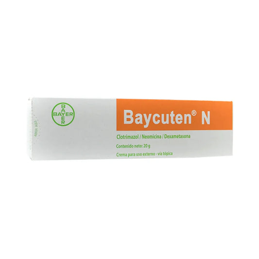 BAYCUTEN N (BAYER) CREMA 20G (CLOTR+NEOMI+DEXAM)