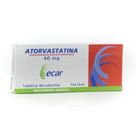 ATORVASTATINA 40MG TAB CJ*500 ECAR