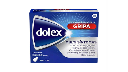 DOLEX GRIPA (GLAX) MULTISINTOMAS X 12 TAB