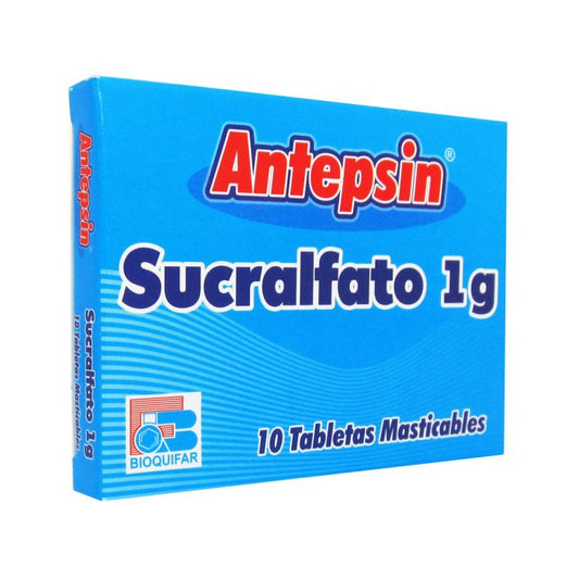 ANTEPSIN (LABQ) SUCRALFATO 1 GR X 10 TAB MAS