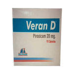VERAN D (ANGLO) PIROXICAM 20 MG X 10 CAP