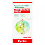 ACETAMINOFEN + CAFEINA (GF) 500MG/65MG X 48 TABLETAS