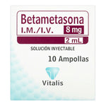 BETAMETASONA (VT) 8MG/2ML X 10 AMP