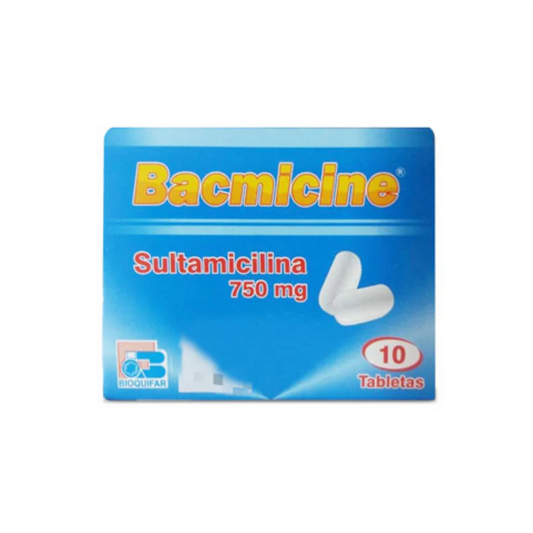 BACMICINE (LABQ) SULTAMICILINA 750 MG X 10 TAB
