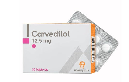 CARVEDILOL (MEM) 12,5 MG X 30 TAB