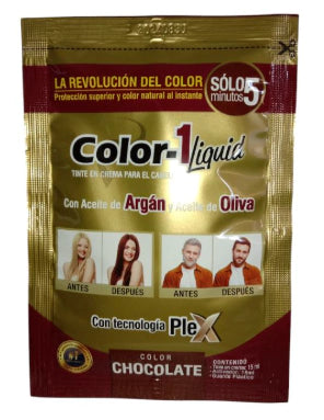 TINTURA LIQUIDA COLOR-1 (INTERBEL) CHOCOLATE SOBRE X 15 ML