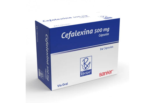 CEFALEXINA (RECIPE) 500 MG X 100 CAP