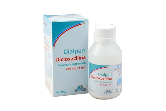 DIALPEN (ANGLO) DICLOXACILINA 250 MG / 5 ML X 80 ML