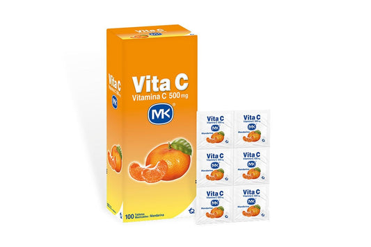 VITAMINA C MANDARINA 500 MG (LSAN) X 100 TAB