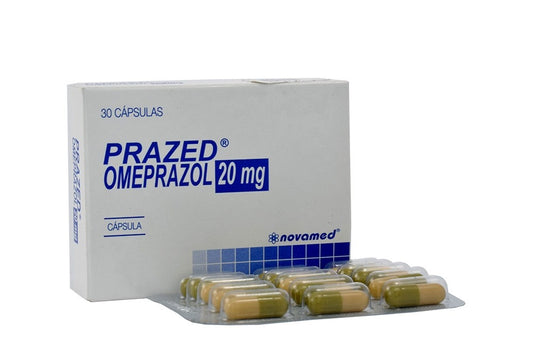 PRAZED OMEPRAZOL 20 MG X 30 CAPSULAS