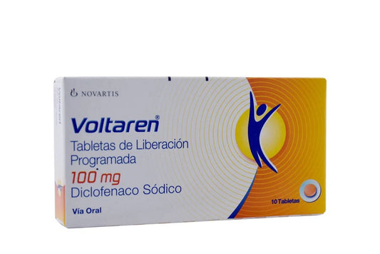 VOLTAREN DICLOFENACO SODICO (NOVAR) 100MG X 10 TAB