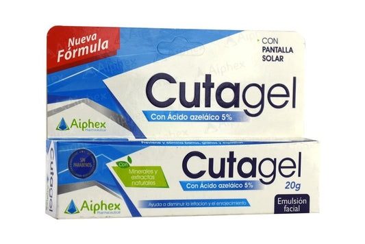 CUTAGEL (AIPHEX) ACIDO AZELAICO PARA BARROS Y ESPINILLAS CREMA X 20 GR