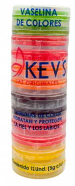 VASELINA (KEVS) CREMA DE SABORES X 12